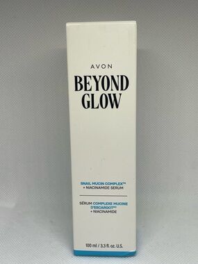 Avon Beyond Glow Snail Mucin Complex + Niacinamiide Serum NIB 100ml / 3.3 fl Oz